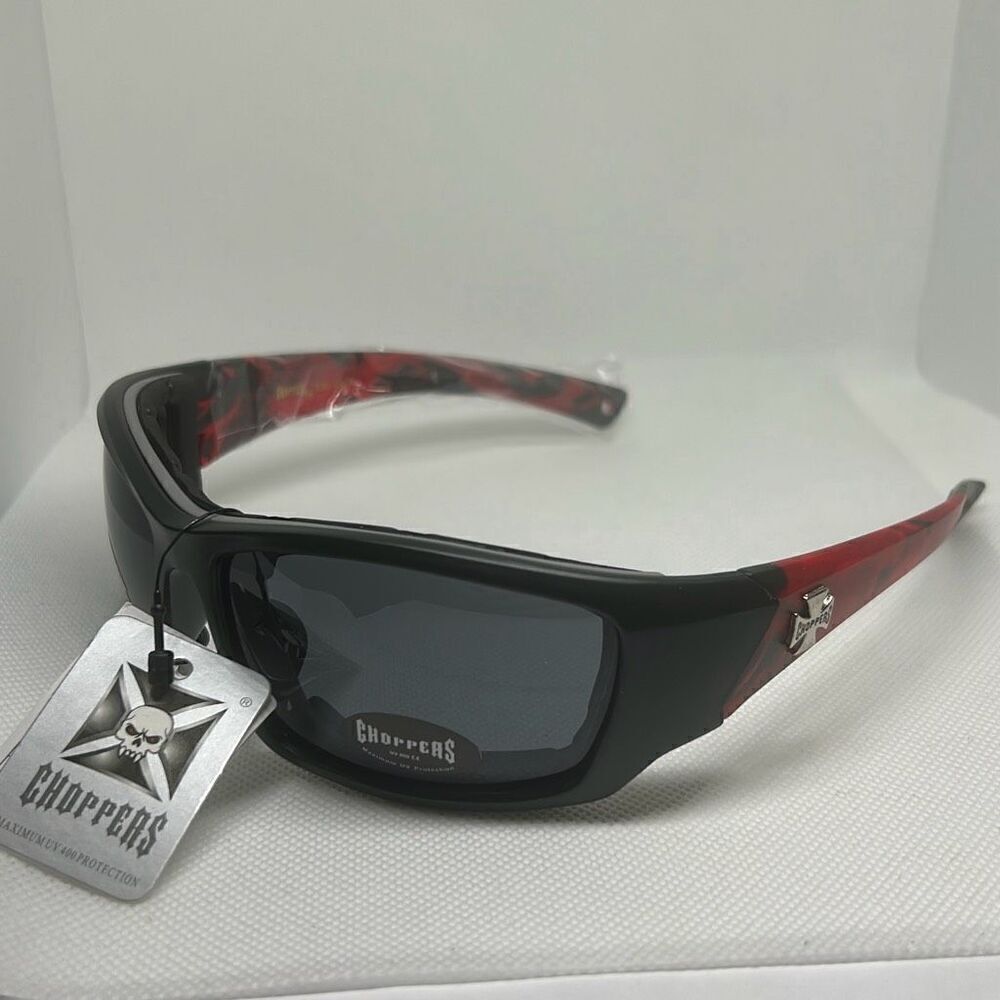 Choppers Padded Flame Lens Sunglasses